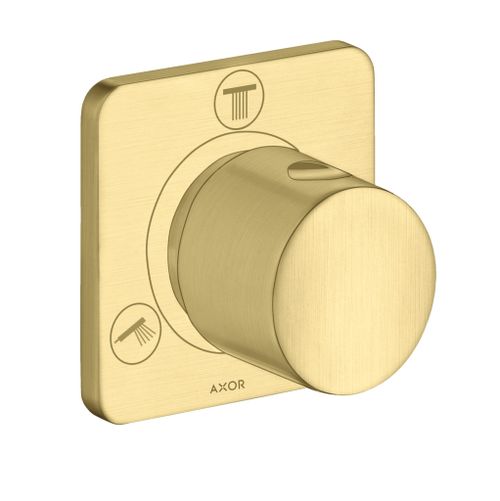 AXOR-HG-AXOR-Citterio-M-Ab-und-Umstellventil-Trio-Quattro-Unterputz-Brushed-Brass-34920950 gallery number 1